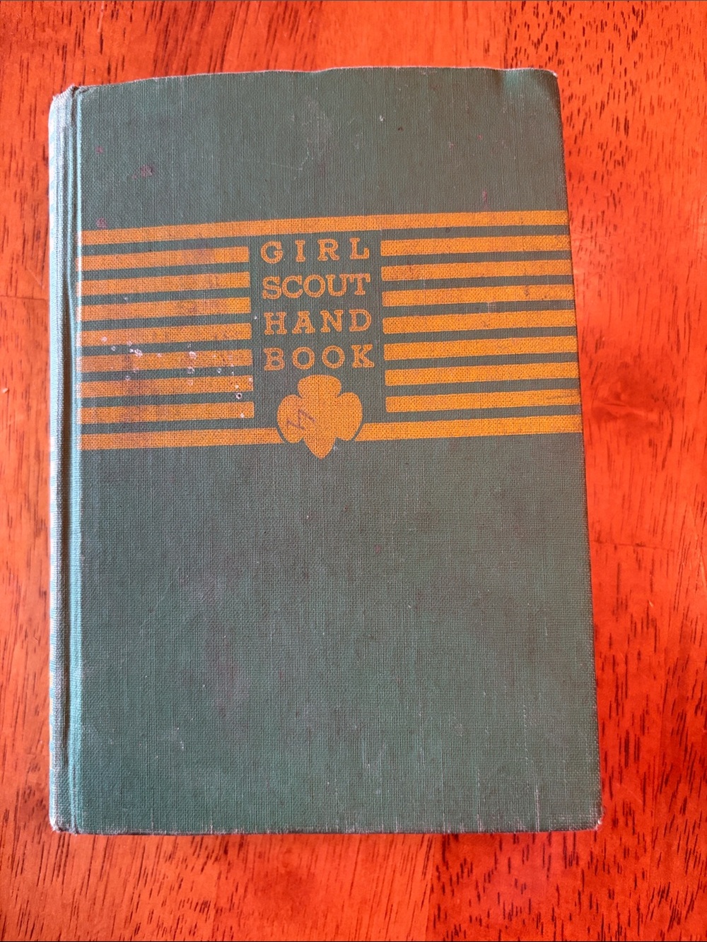 1944 Girl Scout Hand Book - Green and Gold Vintage-Style Hardcover